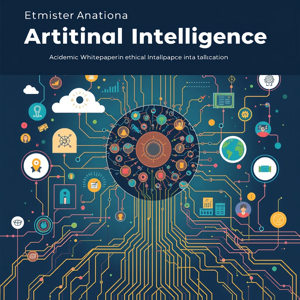 Ethical considerations in AI concept image