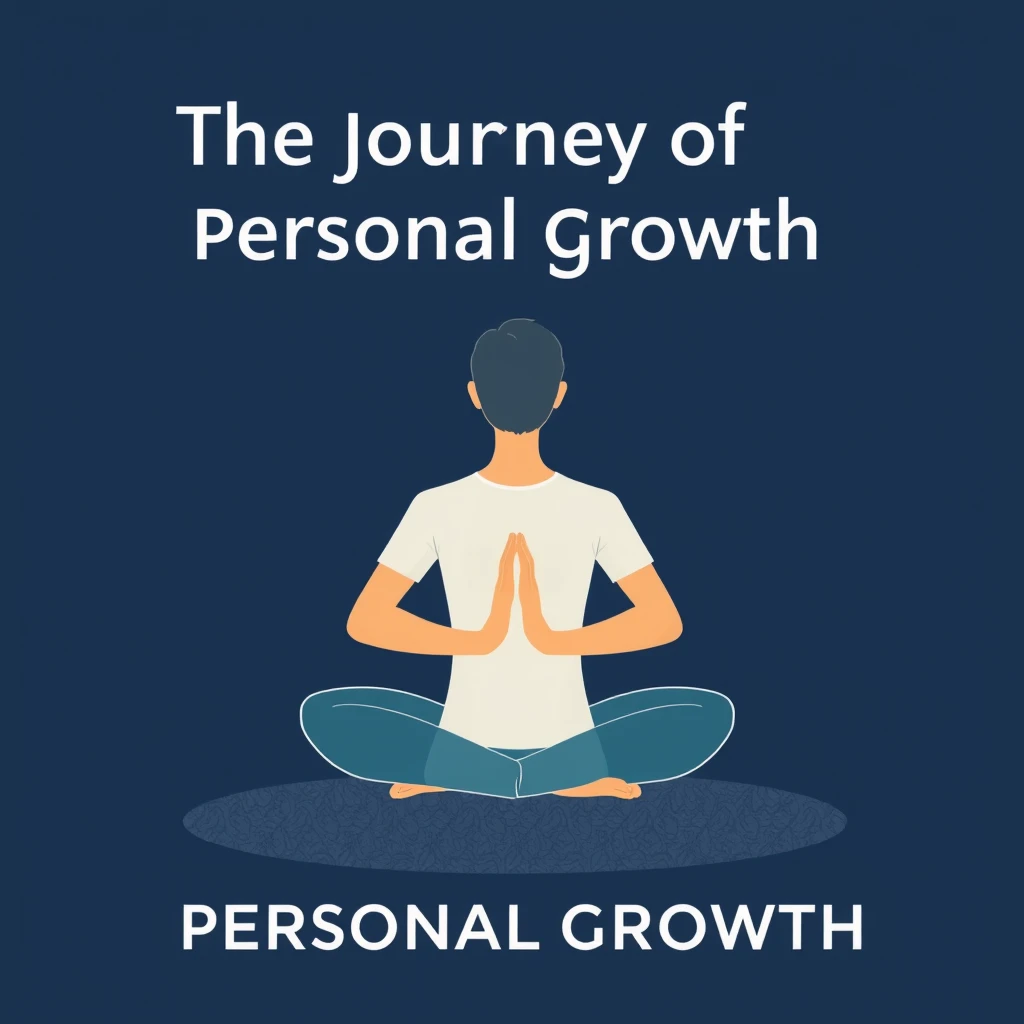 Person meditating, representing personal growth